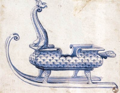 Sketch for a Sleigh by Giuseppe Arcimboldo